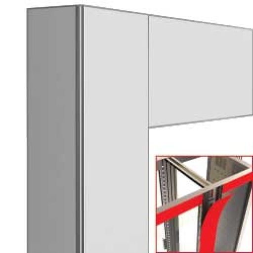 [DE21-U-BI] Déco jonction 2x 216 Lt. Blanc mat- magnétique