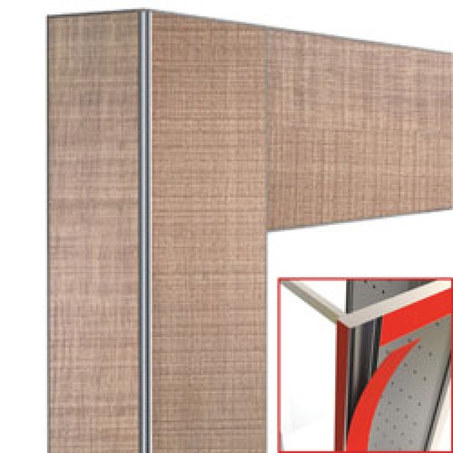 [DE21-TK] Déco vitrine 216 Lt. Teak - magnétique