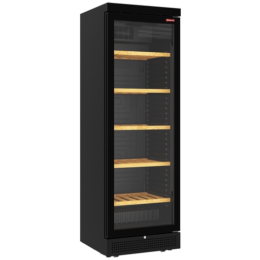 [CVS38-BV] Vitrine cave à vins ventilée 382 litres - 5 niveaux - sans cadre - NOIRE