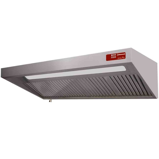[CSL2509-VTB] Hotte complète (8/9T-2500 M3/h) 120 Pa, éclairage, variateur, 5 filtres