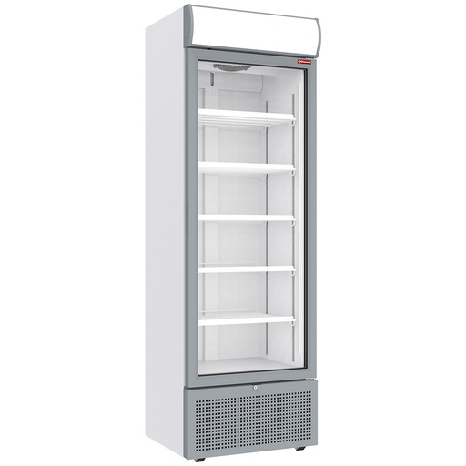 [CLP52-SW] Vitrine ventilée positive 494 litres BLANCHE avec caisson lumineux