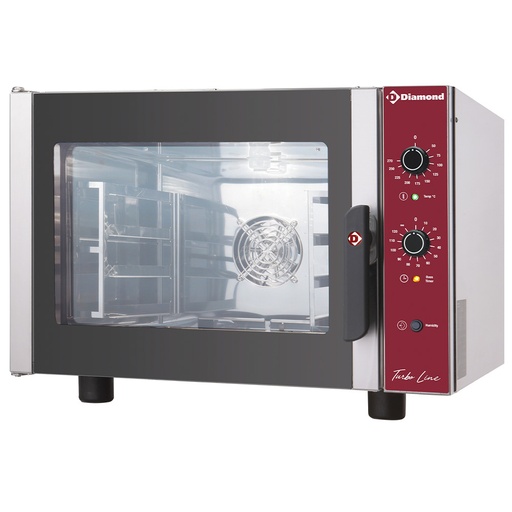 [CGE23-P] Four électrique à convection, 4x GN 2/3 + humidificateur manuel