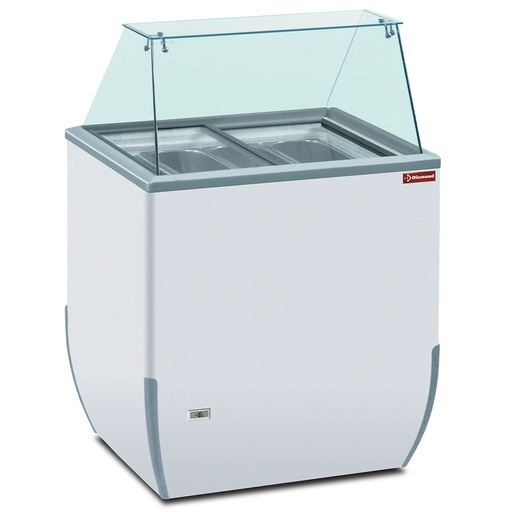 [BRIOICE-R2] Comptoir présentoir pour crème glacée, 170 litres