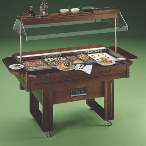 [ISOLAHOTELITE2-LIQ] Buffet vitrocéramique capacité 4 GN 1/1