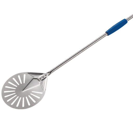 [I-20F] Petite pelle ronde en inox Ø 200 mm perforée
